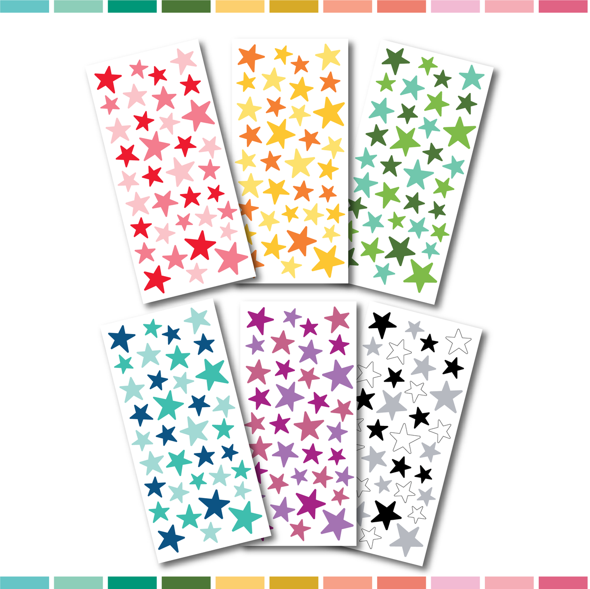 Doe's Deal  Puffy Star Stickers (january) – Freckled Fawn